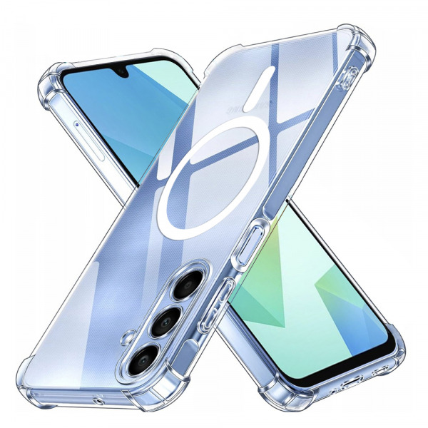 Husa MagSafe pentru Samsung Galaxy A16 5G A166 / A16 4G A165, Techsuit, Shockproof, Transparenta