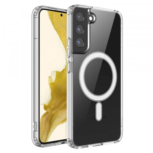 Husa MagSafe pentru Samsung Galaxy S22 5G S901, Techsuit, Pro, Transparenta