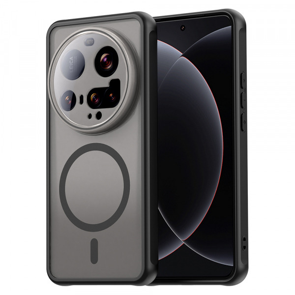 Husa MagSafe pentru Xiaomi 15 Ultra, Techsuit, HaloFrost II, Neagra