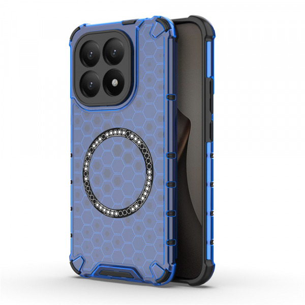 Husa MagSafe pentru Xiaomi 15T, Techsuit, HoneyComb Shield, Albastra