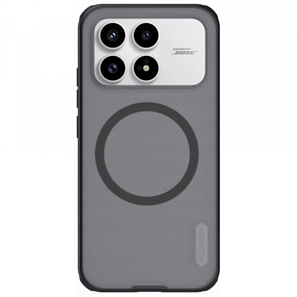 Husa MagSafe pentru Xiaomi Poco F8 Pro, Nillkin, Super Shield Pro, Neagra Transparenta