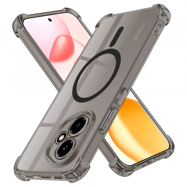Husa MagSafe pentru Xiaomi Redmi A3x / A3, Techsuit, Shockproof Clear, Fumurie