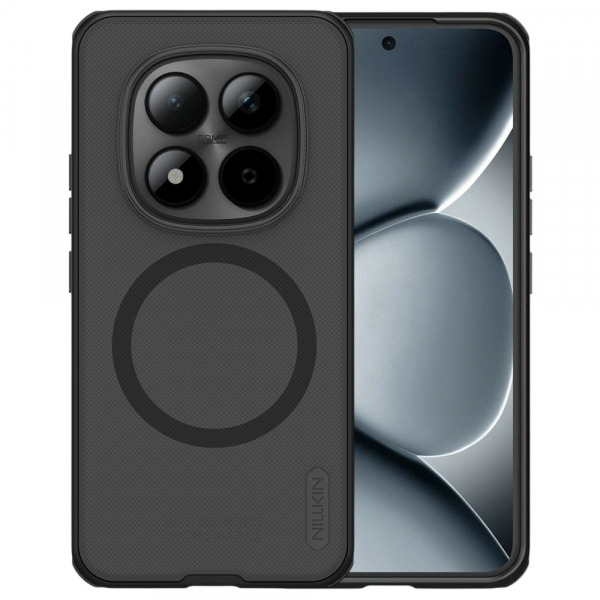 Husa MagSafe pentru Xiaomi Redmi Note 15 Pro+ 5G, Nillkin, Super Shield Pro, Neagra Transparenta