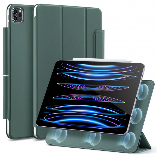 Husa pentru Apple iPad Pro 11 (2022) / Pro 11 (2021) / Pro 11 (2020) / Pro 11 (2018), ESR, Rebound, Verde Satinata