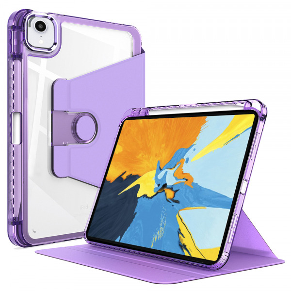 Husa pentru Apple iPad Pro 11 (2022) / Pro 11 (2021) / Pro 11 (2020) / Pro 11 (2018), Techsuit, Crystal Vision, Mov