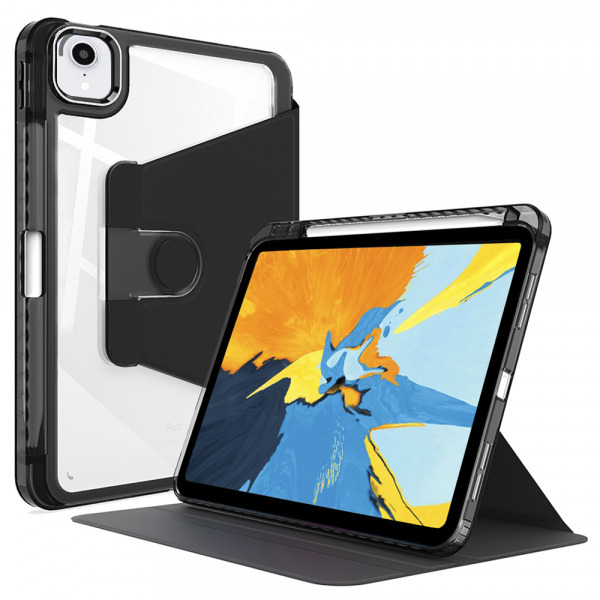 Husa pentru Apple iPad Pro 11 (2022) / Pro 11 (2021) / Pro 11 (2020) / Pro 11 (2018), Techsuit, Crystal Vision, Neagra