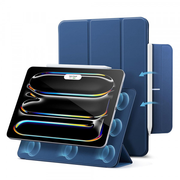 Husa pentru Apple iPad Pro 13 (2024), ESR, Rebound, Bleumarin