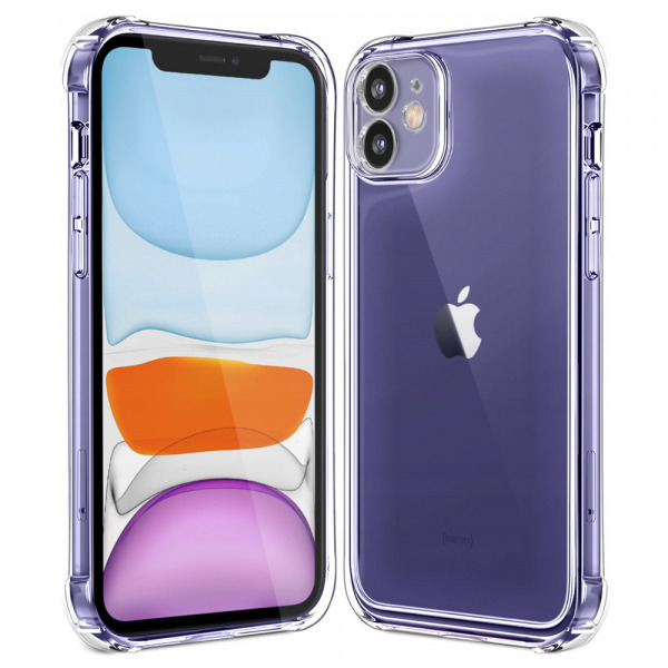 Husa pentru Apple iPhone 11, Techsuit, Shockproof Clear, Transparenta