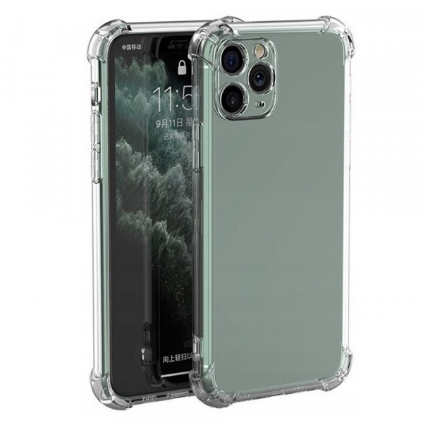 Husa pentru Apple iPhone 11 Pro Max, Techsuit, Shockproof Clear, Transparenta