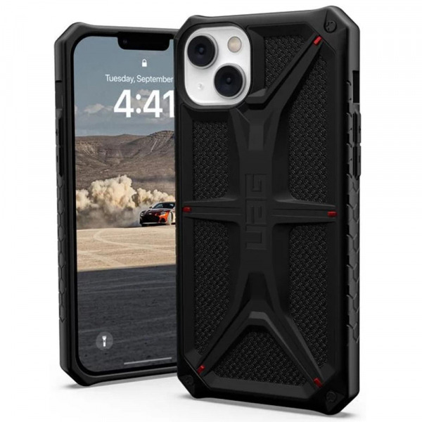 Husa pentru Apple iPhone 14 Plus, Urban Armor Gear, Monarch Kevlar, Neagra