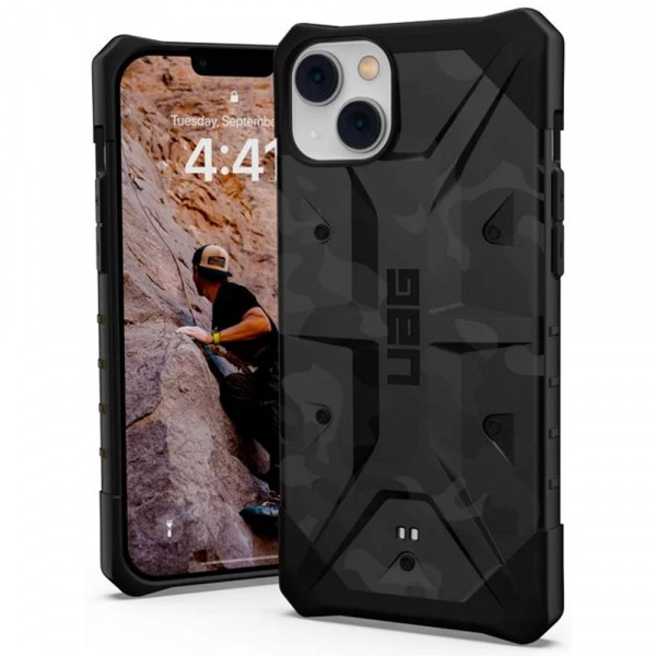 Husa pentru Apple iPhone 14 Plus, Urban Armor Gear, Pathfinder SE Midnight Camo, Camuflaj