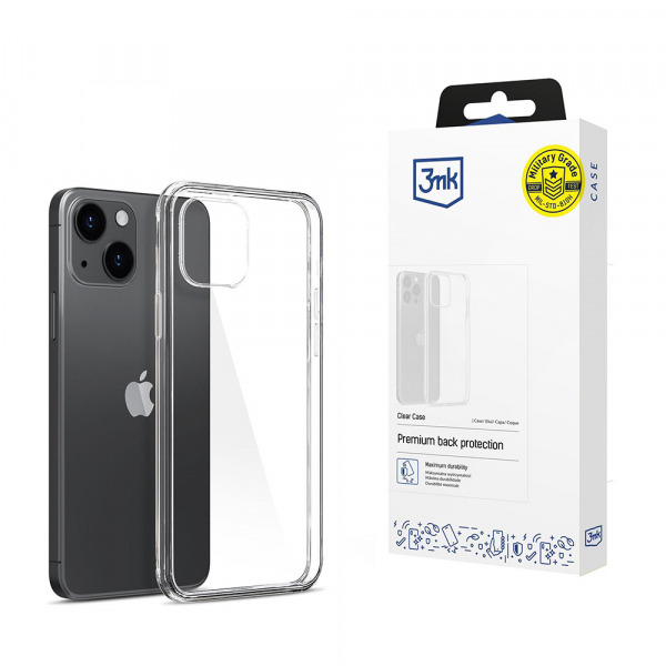 Husa pentru Apple iPhone 15, 3MK, Clear, Transparenta