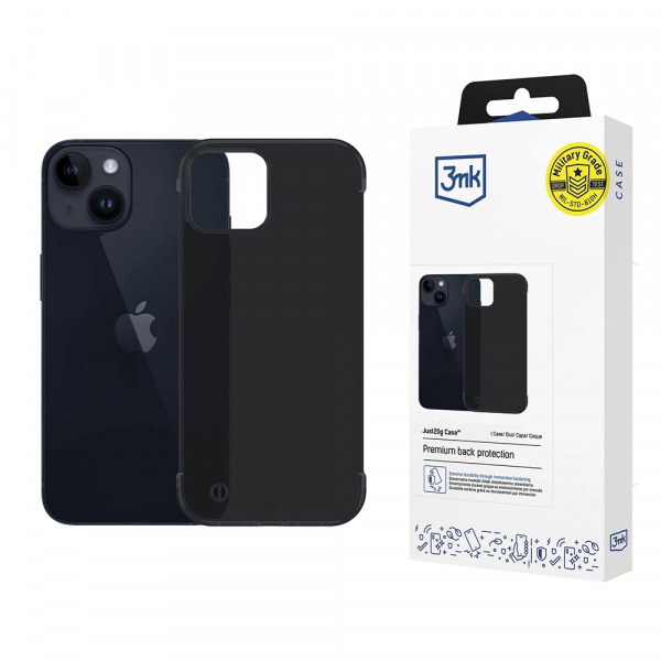 Husa pentru Apple iPhone 15, 3MK, Just20g, Neagra