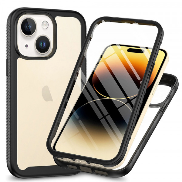 Husa pentru Apple iPhone 15 Plus, Techsuit, Defense360 Pro, Neagra