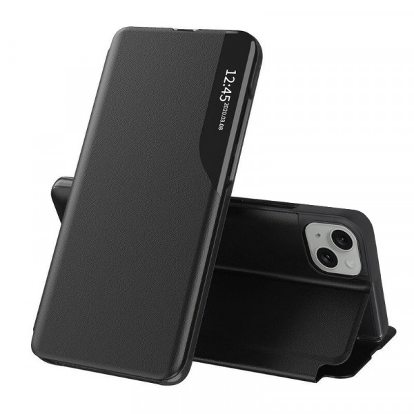 Husa pentru Apple iPhone 15 Plus, Techsuit, eFold, Neagra