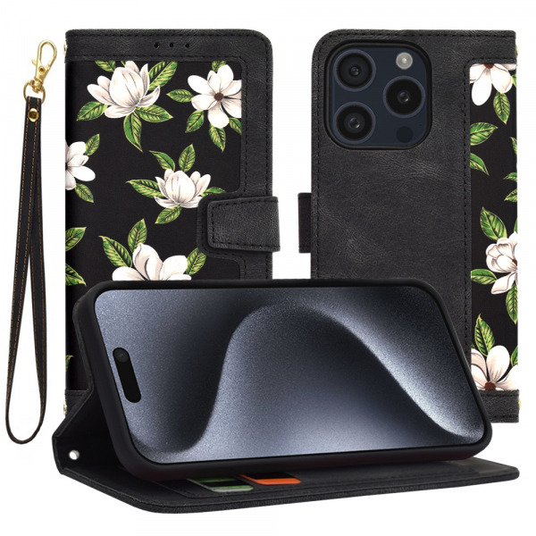 Husa pentru Apple iPhone 15 Pro, Techsuit, FlipCraft, Neagra