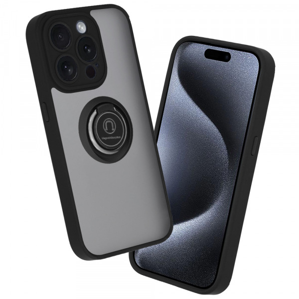 Husa pentru Apple iPhone 15 Pro, Techsuit, Glinth, Neagra