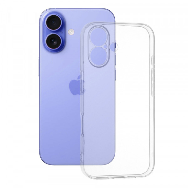 Husa pentru Apple iPhone 16, Techsuit, Clear, Transparenta