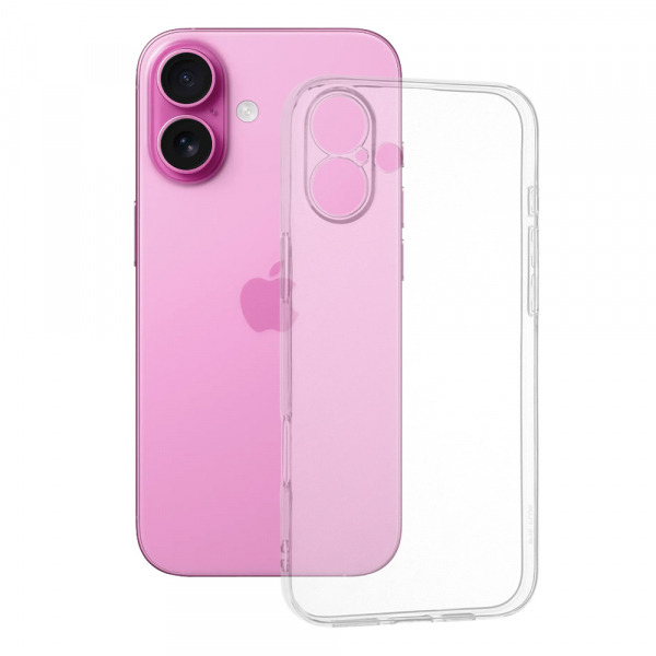 Husa pentru Apple iPhone 16 Plus, Techsuit, Clear, Transparenta
