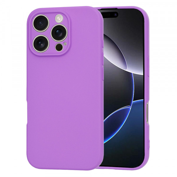 Husa pentru Apple iPhone 16 Pro Max, Techsuit, SoftFlex, Mov