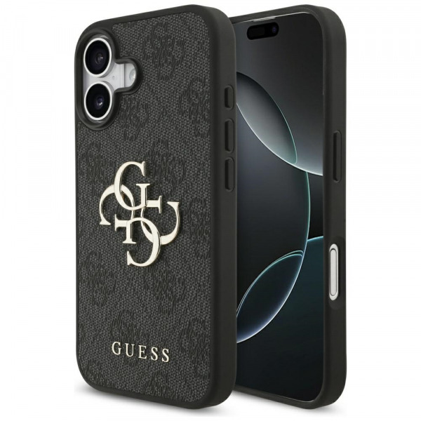 Husa pentru Apple iPhone 17, Guess, 4G Big Logo, Neagra