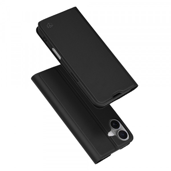 Husa pentru Apple iPhone 17, Techsuit, Magskin Book, Neagra