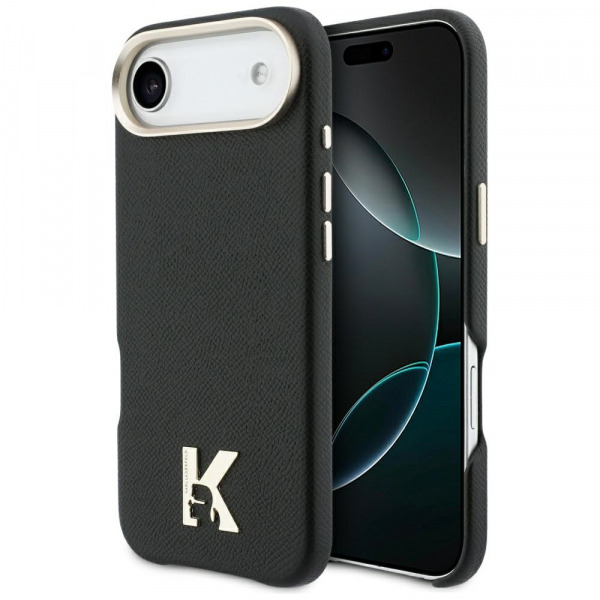 Husa pentru Apple iPhone 17 Air, Karl Lagerfeld, Karl Head Logo, Neagra