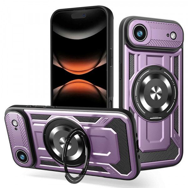 Husa pentru Apple iPhone 17 Air, Techsuit, RuggedCam, Mov