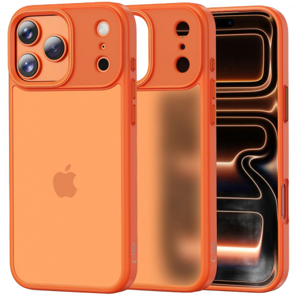 Husa pentru Apple iPhone 18 Pro / 17 Pro, Tech-Protect, Magmat, Portocalie Mata
