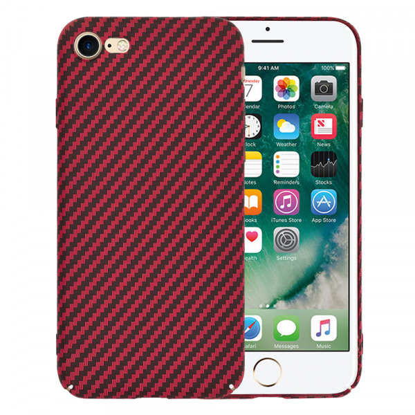 Husa pentru Apple iPhone SE (2022) / SE (2020) / 8 / 7, Techsuit, Carbonite FiberShell, Rosie