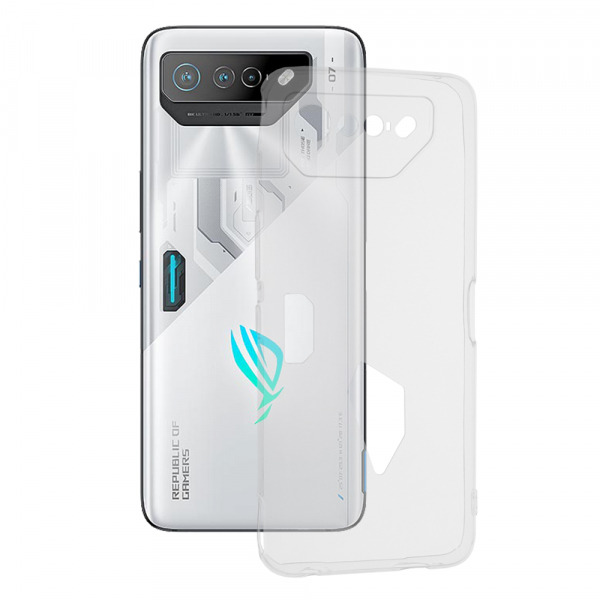 Husa pentru Asus ROG Phone 7, Techsuit, Clear, Transparenta