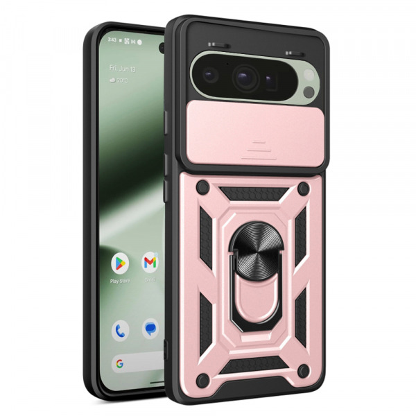 Husa pentru Google Pixel 10 Pro / 10, Techsuit, CamShield, Roz