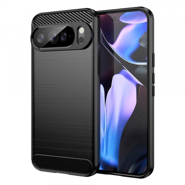 Husa pentru Google Pixel 10 Pro XL, Techsuit, Carbon, Neagra