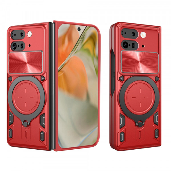 Husa pentru Google Pixel 9 Pro Fold, Techsuit, CamGuard Pro, Rosie