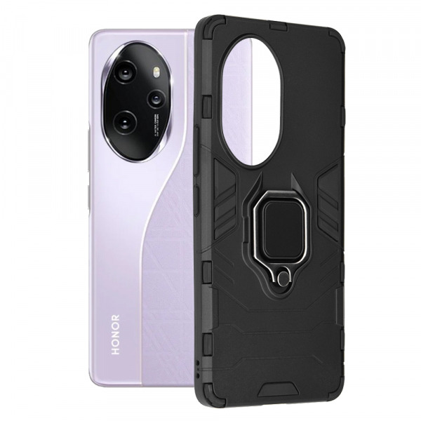 Husa pentru Honor 100 Pro, Techsuit, Shield, Neagra