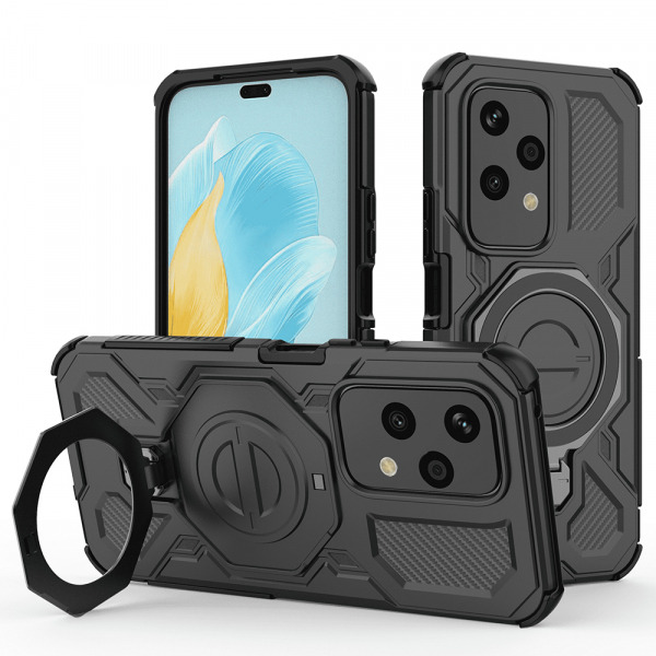 Husa pentru Honor 200 Lite, Techsuit, Carbon Shield Pro, Neagra