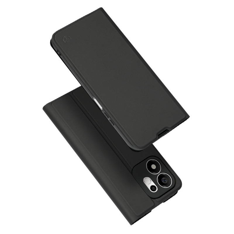 Husa pentru Honor 600 Smart, Techsuit, Magskin Book Long Blitz Cutout, Neagra