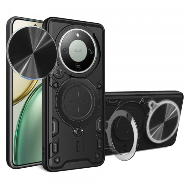 Husa pentru Honor Magic8 Lite, Techsuit, CamGuard Pro, Neagra