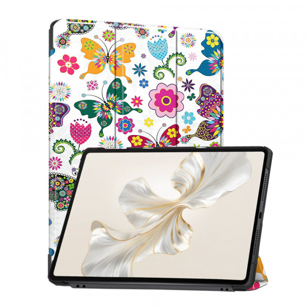 Husa pentru Honor Pad 9, Techsuit, FoldPro Butterfly, Multicolor