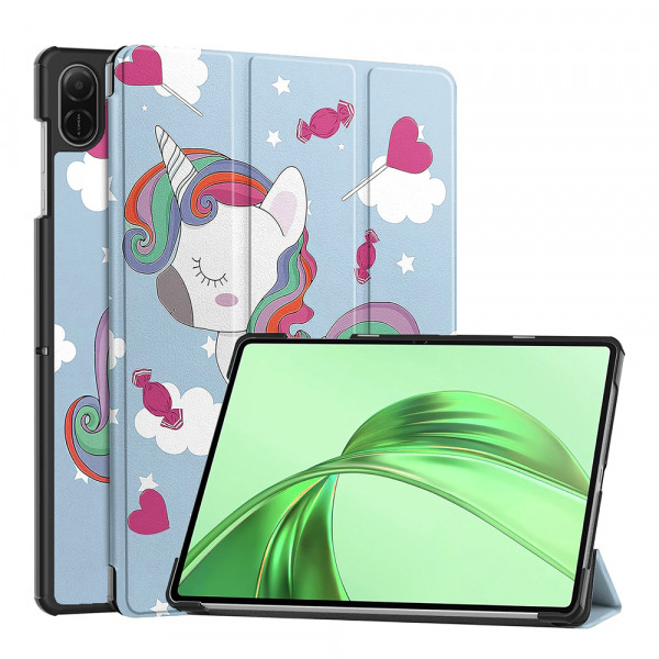 Husa pentru Honor Pad X8a, Techsuit, FoldPro Unicorn, Multicolor