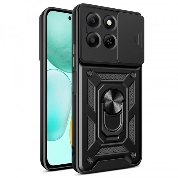 Husa pentru Honor X6c, Techsuit, CamShield, Neagra