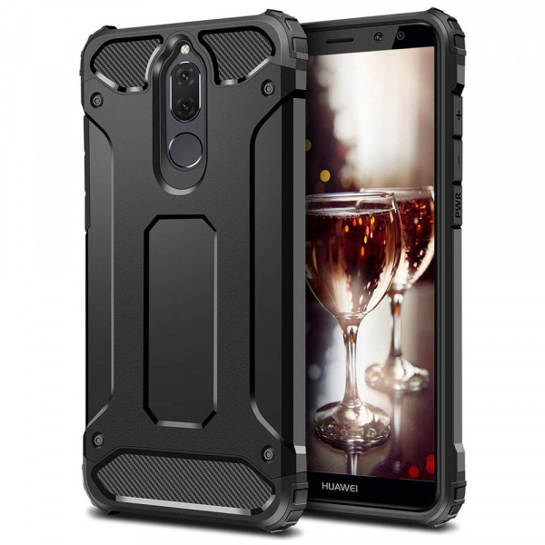 Husa pentru Huawei Mate 10 Lite, Techsuit, Hybrid Armor, Neagra