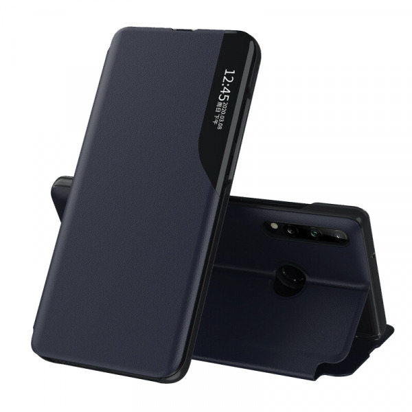 Husa pentru Huawei P30 lite New Edition / P30 lite, Techsuit, eFold, Albastra Inchis