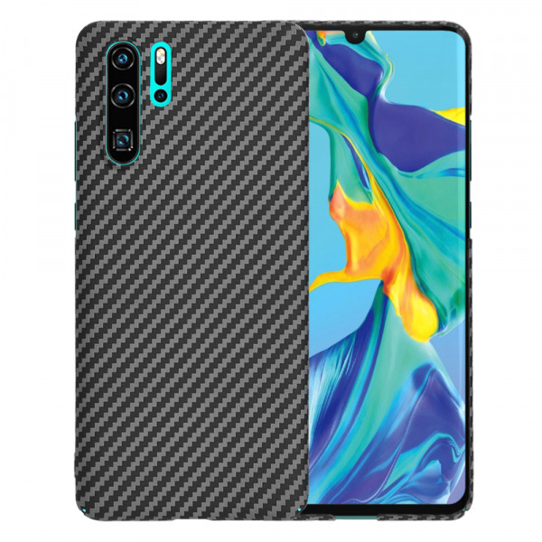 Husa pentru Huawei P30 Pro New Edition / P30 Pro, Techsuit, Carbonite FiberShell, Neagra