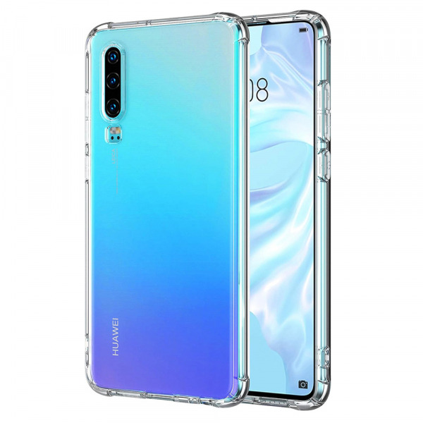Husa pentru Huawei P30, Techsuit, Shockproof Clear, Transparenta