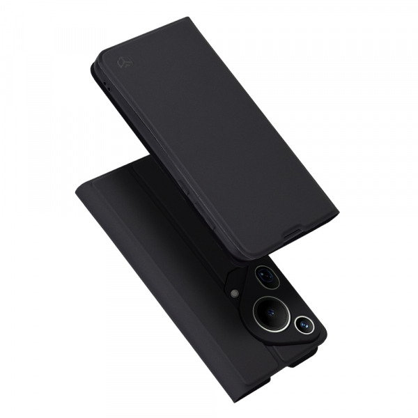 Husa pentru Huawei Pura 70 Ultra, Techsuit, Magskin Book, Neagra