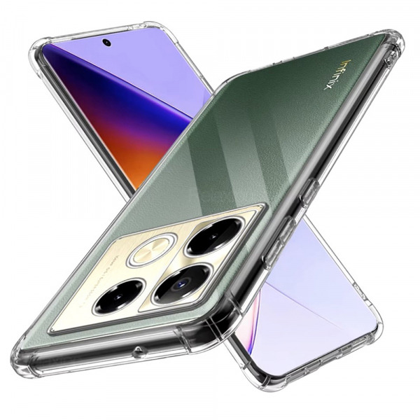 Husa pentru Infinix Note 40 Pro+, Techsuit, Shockproof Clear, Transparenta