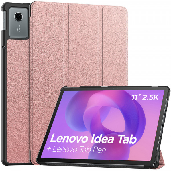 Husa pentru Lenovo Idea Tab 11, Techsuit, FoldPro, Roz Aurie