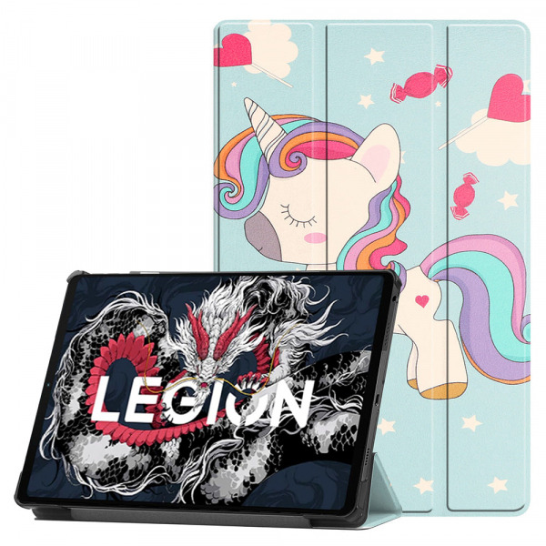 Husa pentru Lenovo Legion Y700 (2025), Techsuit, FoldPro Unicorn, Multicolor