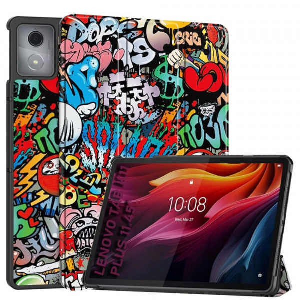 Husa pentru Lenovo Tab K11 Plus, Techsuit, FoldPro Urban Vibe, Multicolor